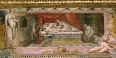 Frieze on the Ceiling of the Room of Cupid and Psyche, c.1530 by Perino del Vaga